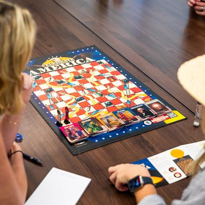 PragerU: Celebrate America - Race to The White House Board Game, USA Trivia Game, America’s 250th Anniversary Edition, Families & Kids 8+, 2+ Players, Made in America
