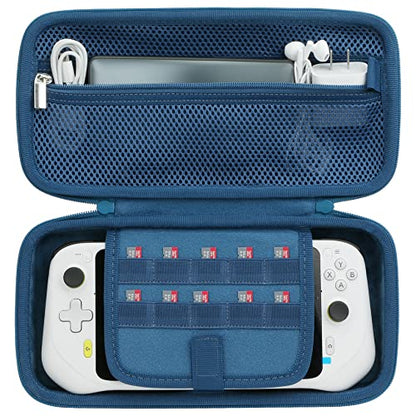 Aenllosi Hard Case for Logitech G Cloud Gaming Handheld, Blue | Hard shell construction, Water-resistant design, Impact-resistant design, Protective case only - color: Blue
