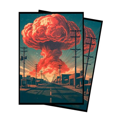 Nuclear Cloud - MTG Card Sleeves, 104ct, Standard Size, Smooth | Perfect for Double Sleeving, Smudge Resistant Matte Back, Standard 66x92mm - Compatible with Magic The Gathering & TCG Cards - color: Nuclear Cloud, size: Smooth