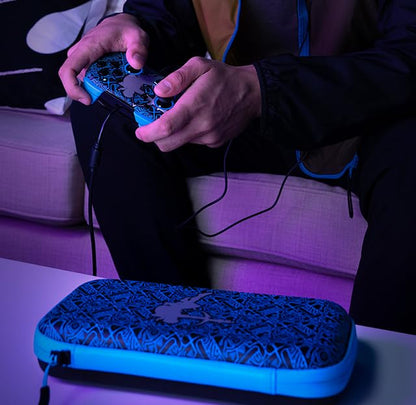PDP Gaming GLOW Bundle Kit: REMATCH Wired Pro Controller + Travel Case, Officially Licensed for Nintendo Switch/Lite/OLED, Legend of Zelda Breath of the Wild Sheikah Shoot (Glow in the Dark) - style: Sheikah Shoot Controller + Case