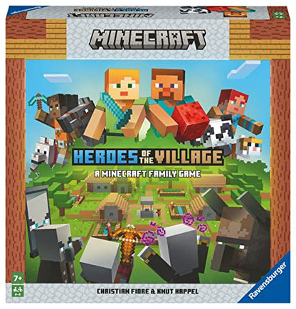 Ravensburger Minecraft Heroes of The Village | Cooperative Board Game | Exciting & Unpredictable | Perfect for Families and Minecraft Enthusiasts | Suitable for Kids & Adults