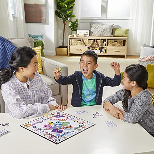 Hasbro Gaming Monopoly Junior Board Game, 2-Sided Gameboard, 2 Games in 1, Monopoly Game for Younger Kids Ages 4 and Up, Kids Games for 2 to 6 Players