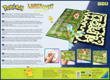 Ravensburger Pokémon Labyrinth Glow in the Dark - Sliding Fun with Your Favorite Pokémon - Playable in Light and Dark for 2-4 Players Ages 7 and Up - style: Pokémon Labyrinth Glow in the Dark