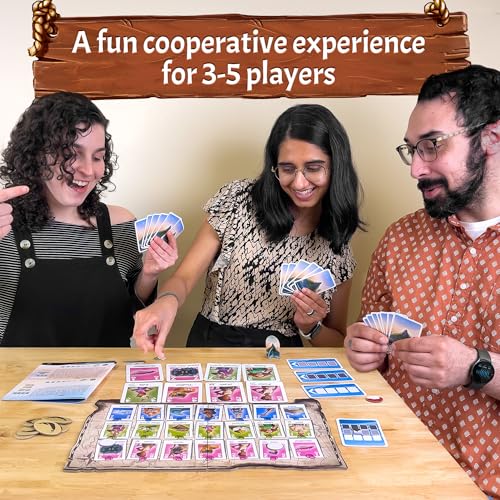The Crew: Family Adventure - Marooned in Paradise: THE Crew - Family Adventure | Thames & Kosmos | Cooperative Card Game | Family Game Night | Ages 8 & UP | 2-5 Players | 15 Minute Playtime