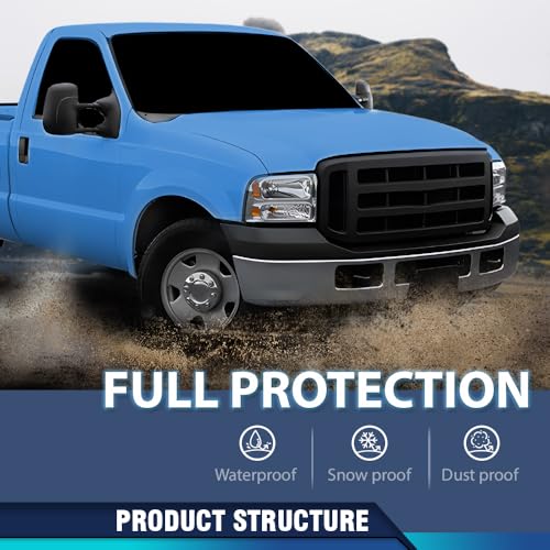 PIT66 Hood Insulation Pad Compatible with Ford F250 F350 F450 & Excursion 1999 2000 2001 2002 2003 2004 2005 2006 2007 - style: 1999-2007 Ford F250