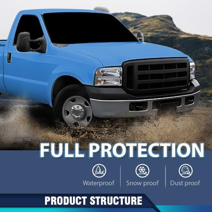 PIT66 Hood Insulation Pad Compatible with Ford F250 F350 F450 & Excursion 1999 2000 2001 2002 2003 2004 2005 2006 2007 - style: 1999-2007 Ford F250