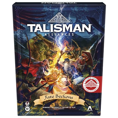Avalon Hill Talisman Alliances: Fate Beckons Board Game | Talisman Expansion | Cooperative Fantasy Adventure Games | Ages 12+ | 2 to 6 Players - style: Talisman Alliances (Expansion)