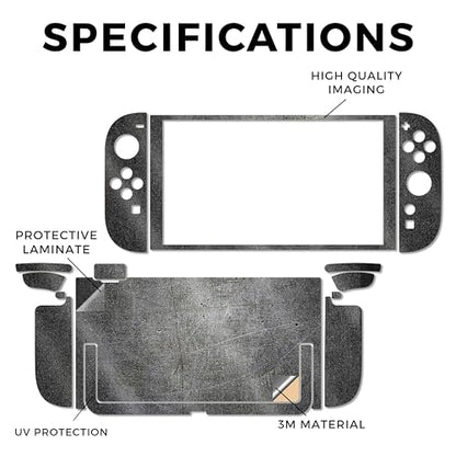 Glossy Glitter Gaming Skin Compatible with Nintendo Switch 2 Console Only - Scratched Up - Premium 3M Vinyl Protective Wrap Decal Cover - Easy to Apply | Crafted in The USA by MightySkins - color: Scratched Up, size: Switch 2 Console Skin Only, style: Glo