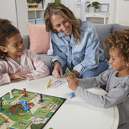 Hasbro Gaming Clue Junior Board Game | 2-Sided Gameboard, 2 Games in 1 | 2 to 6 Players | Mystery Games for Kids | Back to School Gifts | Classroom Preschool Games | Ages 4+