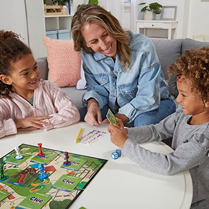 Hasbro Gaming Clue Junior Board Game | 2-Sided Gameboard, 2 Games in 1 | 2 to 6 Players | Mystery Games for Kids | Back to School Gifts | Classroom Preschool Games | Ages 4+