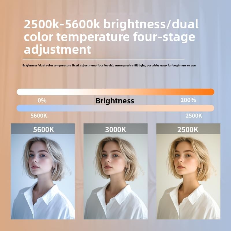 12W Portable LED Video Light, 2500K-5600K Bi-Color Photography Fill Light with 180° Rotatable Head & Tripod, High CRI Handheld Lighting for YouTube, TikTok, Live Stream & Product Photography - color: green