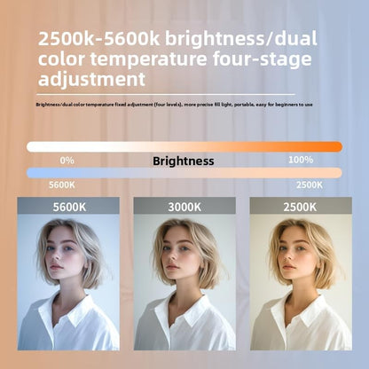 12W Portable LED Video Light, 2500K-5600K Bi-Color Photography Fill Light with 180° Rotatable Head & Tripod, High CRI Handheld Lighting for YouTube, TikTok, Live Stream & Product Photography - color: green