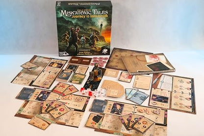 Miskatonic Tales: Journey to Innsmouth by Chaosium Inc. | Ages 14+ | 1-4 Players | 90-180 Minute Playing Time | Storytelling Board Game