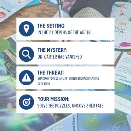 Unique Escape Room in an Envelope | Great for Groups - Families & Friends | Perfect for Games Night | Escape Room in A Box | Puzzle Mystery Game - The Disappearance - style: The Disappearance