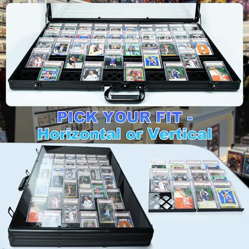 30 Modular Trade Card Risers | Black Acrylic - Perfect for Trade Shows, Display Cases, and Card Vendors - Display Stand for Sports Cards & Trading Card Games