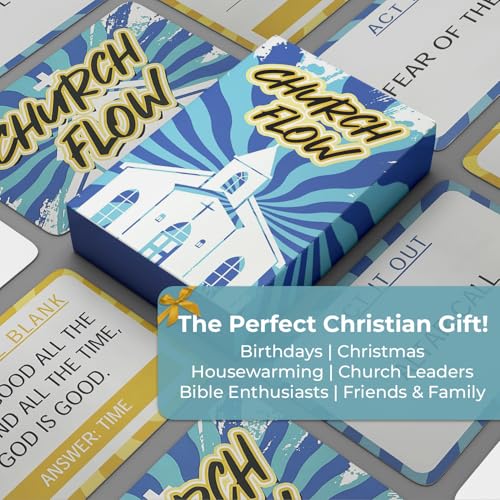 African American Expressions Church Flow – 2-in-1 Christian Card Game for Family Fun – Fill in the Blank & Act it Out Charades Experience – Perfect for Game Nights, Church Retreats & Gatherings