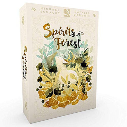 Spirits of the Forest Board Game | Abstract Strategy Game | Open Drafting and Set Collection Game for Adults | Ages 14+ | 1-4 Players | Avg. Playtime 20 Minutes | Made by Thundergryph Games