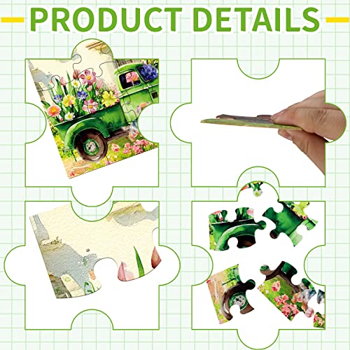 Liliful 6 Pack 16 Pcs Large Puzzles for Seniors Wooden Dementia Puzzles Alzheimer Puzzles Easy Puzzle for Elderly 12.6 x 9.45 Inch Jigsaw Puzzle for Adults Alzheimer's Products Activities