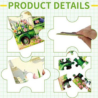 Liliful 6 Pack 16 Pcs Large Puzzles for Seniors Wooden Dementia Puzzles Alzheimer Puzzles Easy Puzzle for Elderly 12.6 x 9.45 Inch Jigsaw Puzzle for Adults Alzheimer's Products Activities