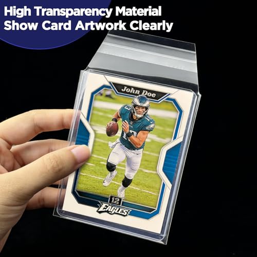 Top Loader Sleeves, Bulk 100/200 / 400 PCS Penny Sleeves for Top Loaders, Resealable Team Bags for 35-75PT Rigid Trading Card Protection, Durable Transparent Top Loader Protectors - color: 200 Packs