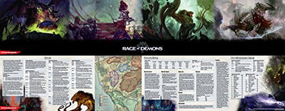 Gale Force Nine, Dungeons & Dragons: Rage of Demons Dungeon Master's Screen - Full Art, Multicolor DM Screen