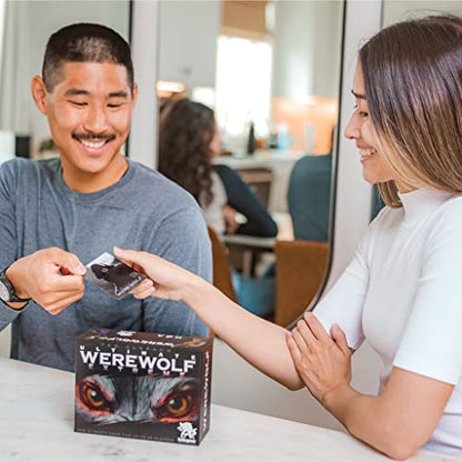 Bezier Games Ultimate Werewolf Extreme | Social Deduction with Hidden Roles Bluffing and Voting, Moderator App Included, 3-25 Players Ages 8+, 30-60 Minutes