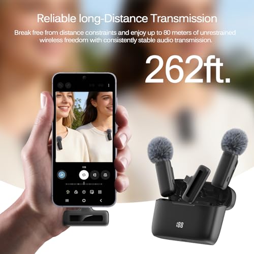 Labstandard Wireless Lavalier Lapel Microphone for iPhone, iPad, mini Video Recording Mic for Interview Video Podcast Vlog YouTube & Livestream, Noise Reduction, Plug & Play (J13 Pro) - style: J13 Pro