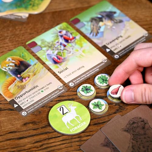 Nature Board Game | Adapt and Evolve Species to Survive in a Shared Ecosystem | Wildlife Strategy Game for Adults, Teens and Families | 1-4 Players, Solo Mode, Age 10+