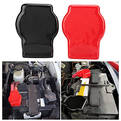 Battery Terminal Covers, Positive Negative Top Post Insulating Protector Universal for Car Motorcycle Truck