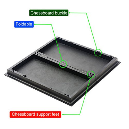 Magnetic Travel Checkers Board Game Set for Kids and Adults | Portable Folding Board, Family Educational Toys for Class, Family, Party