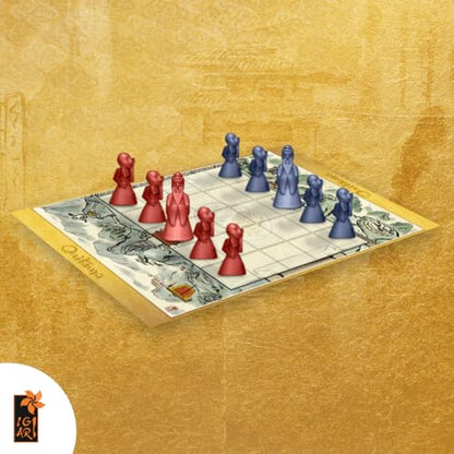 Arcane Wonders Onitama | 2-Player Abstract Duel with Modular Movement Cards | 5x5 Grid Chess-Like Tactics for Strategic Thinkers | Ages 8+ | 15-20 Minutes | Portable Martial Arts