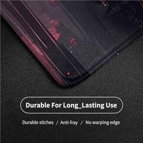 MTG Playmats with Stitched Edges, 24 x 14 inches TCG Play Mat for MTG Trading Card Game Playmats Smooth Surface Battle Game Rubber Collection - color: Playmat 3 No Zones