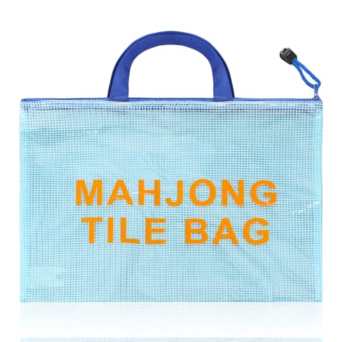 Aliceset Mahjong Tile Bag with Zipper American Mahjong Accessories and Gifts for Mahj Lover Party Travel, Case Only