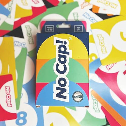 No Cap! – Funny Party Game for Adults, Teens & Families | Laugh-Out-Loud Team Card Game with Secret Signals & Bluffing | Perfect, Stocking Stuffer, or White Elephant Game
