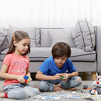 STEAM Life Speed Cube Set 3 Pack - Magic Cube Set with 3x3 & 2x2 Speed Cubes, Pyramid Cube - Smoothly Collection for Kids, Teens & Adults - color: 3 Pcs
