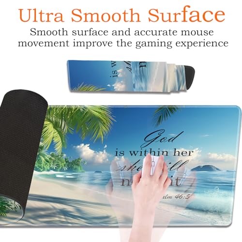 for MTG Playmat Non-Slip Rubber Play Mat with Storage Bag Combination, Ideal for Card Game Lovers TCG Play Mat, Beaches and Palm Trees - color: Beaches and Palm Trees
