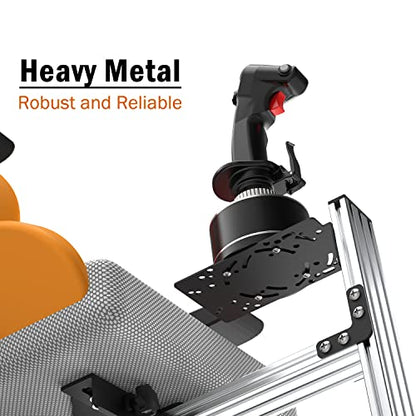 Fosiya SIM Fighting Joystick Center Chair Mount Flight Stick Chair Mount Use for T-Flight Hotas 4 & Warthog Flight Stick & T16000M FCS & TCA Sidestick Airbus Edition & VKB Gunfighyrt pro MK 3 Stick