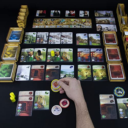 SMONEX Board Game Organizer Compatible with All of Splendor Board Game Expansion - Organizer Insert Suitable for Splendor Made from Strong Plywood