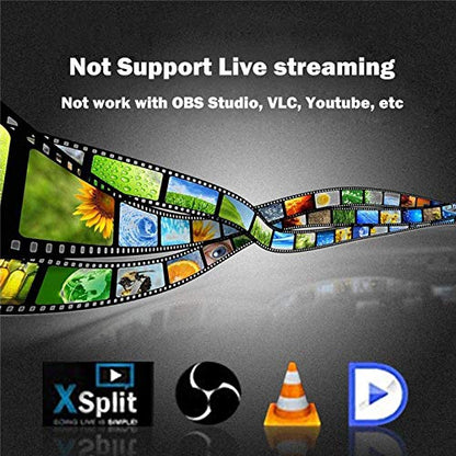 1080P HDMI Video Capture Card HD Game Recorder Compatible with Xbox One/360/ PS4/ Wii U/Nintendo Switch and Support Mic in for Commentary - No PC Required | Compatible with Xbox One/360/ PS4/ Wii U /Nintendo Switch and Support Mic in for Commentary - No P