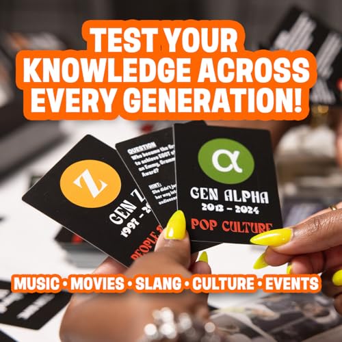 Black Culture Trivia Card Game | Fun Multi-Generational Party Game for Adults & Teens | 5 Categories | 250 Trivia Cards & Sand Timer | Great for Game Nights & Family Gatherings!