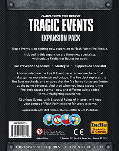 Indie Boards and Cards Flash Point Tragic Events Expansion, Strategy Board Game