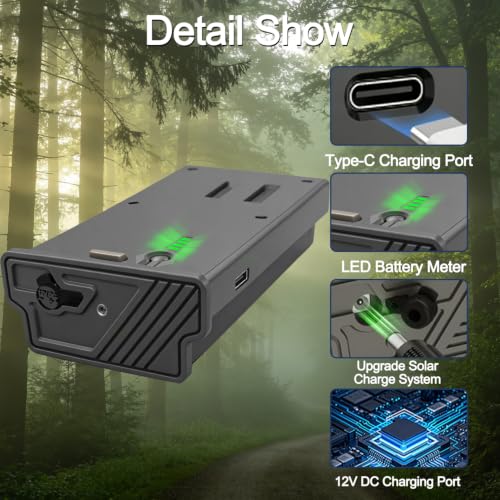 7000mAh 2-Pack Li-Ion Replacement for Reveal Tactacam Battery Pack | Compatible with Tactacam Lithium Battery Pack Trail Camera Reveal X Gen 3.0, 2.0, X Pro 3.0, Pro, X Ultra 3.0, SK, XB, X