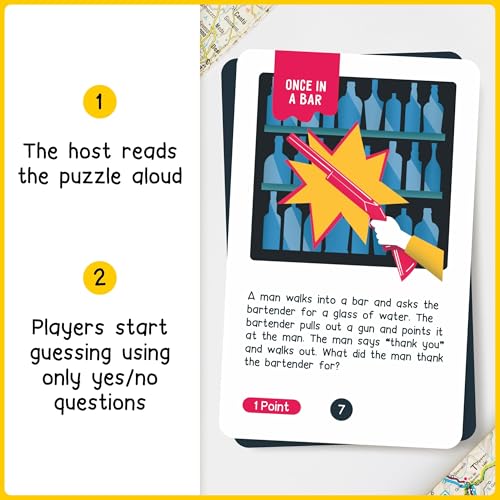 WELL BALANCED Road Trip Mysteries - Car Game for Adults & Teens, Road Trip Travel Essentials
