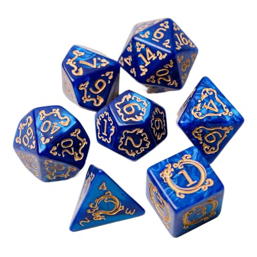 3D BEST-Q Cthulhu DND D&D Dice Tower，3D Printed Compatible with Dungeons and Dragons, 28mm Miniature Wargaming, Tabletop RPGs, Wargame Scenery, Endless Deep Sea Series (Blue&Green) - color: Blue&green