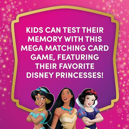 Disney Princess Giant Matching Card Game, Memory Game, Jumbo Playing Cards | Disney Toys, Giant Card Games, Family Game Night, Travel Games, Playing Cards, Screen-Free, Travel Game, Holiday Game