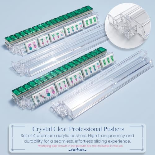 American Mahjong Mat and Racks Set: 31.5" x 31.5" Waterproof Neoprene | Includes 4 clear acrylic racks, rules card, carrying bag and gift box – ready to play, great for gifting(Navy Compass) - color: Navy Compass