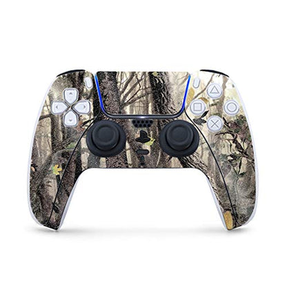 MightySkins Glossy Glitter Gaming Skin for PS5 / PlayStation 5 Controller - Tree Camo | Durable High-Gloss Glitter Finish | Easy to Apply and Change Style | Made in The USA - color: Tree Camo