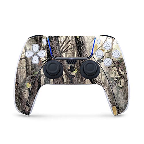 MightySkins Glossy Glitter Gaming Skin for PS5 / PlayStation 5 Controller - Tree Camo | Durable High-Gloss Glitter Finish | Easy to Apply and Change Style | Made in The USA - color: Tree Camo
