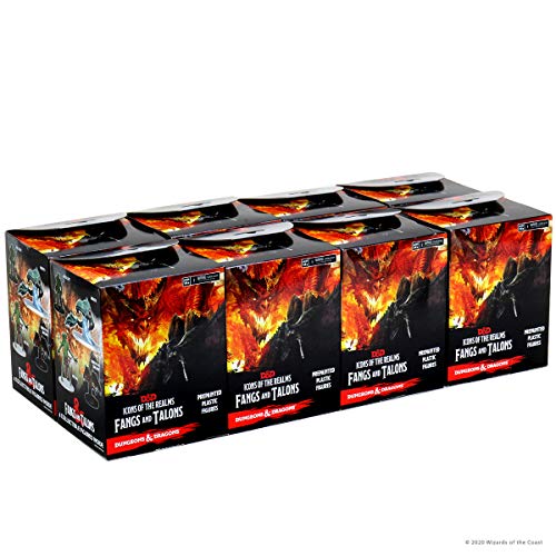 Dungeons & Dragons Icons of the Realms Fangs & Talons Booster Brick (8) Minis - style: Brick