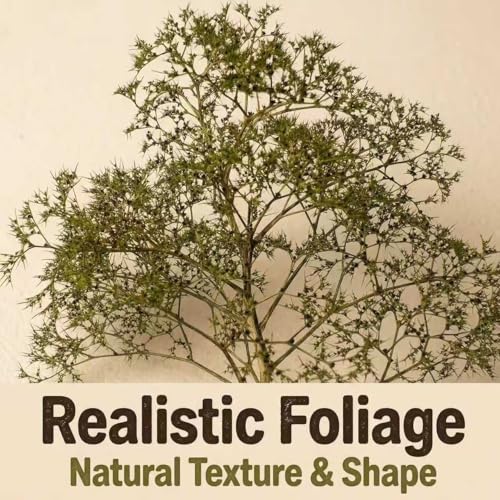 Model Building Materials for Model Trains, Plastic Model Parts & Accessories, Hobby Building Supplies for Railroad Layouts, Ages 14+(Green) - color: Green